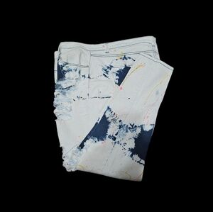 Ashley Stewart Paint Splattered Plus Jeans Size 20